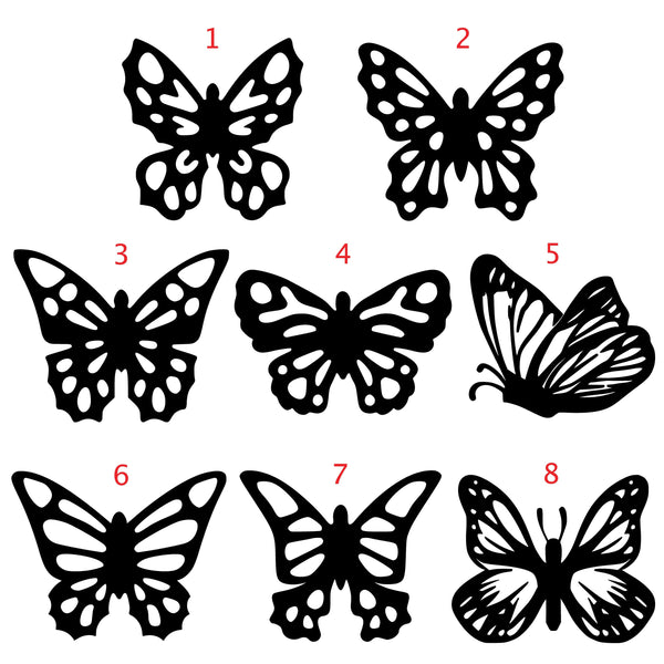 Butterfly Decals, Car Window Stickers, Car Accessories, Butterfly Sticker, Car Decal