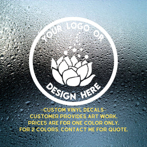 Custom Vinyl Decals, Create Your Own Personalized Decal, Business Logos, Car Window Decal, Storefront Sticker, Tumbler Stickers, Mug Decals