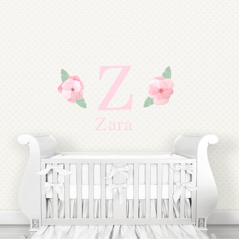 Personalized Fabric Name Wall Decals For Nursery or Kids Room - Forever Sky Studio