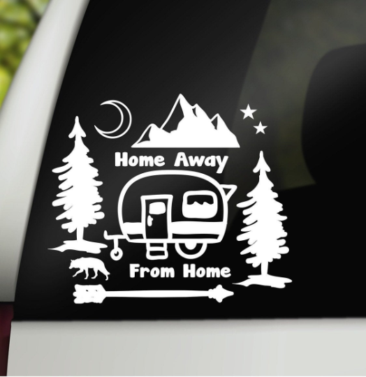 Campers Car Window Vinyl Decal Sticker - Forever Sky Studio
