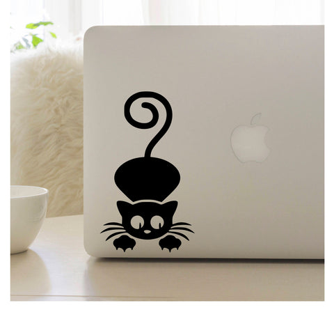 Cat sticker, Cat vinyl decal, laptop sticker, laptop decal, cat vinyl stickers