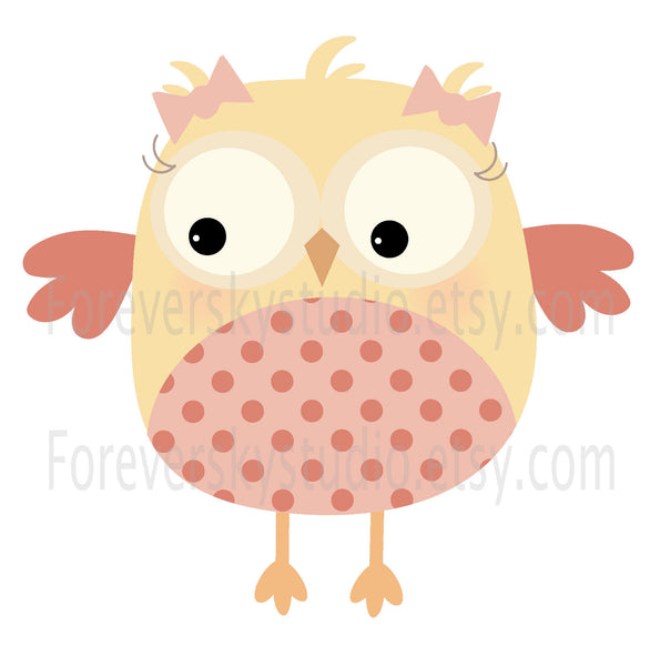 Owl nursery decal, fabric owl garden decal, nursery wall decal, nursery owl decal, fabric wall decal girl
