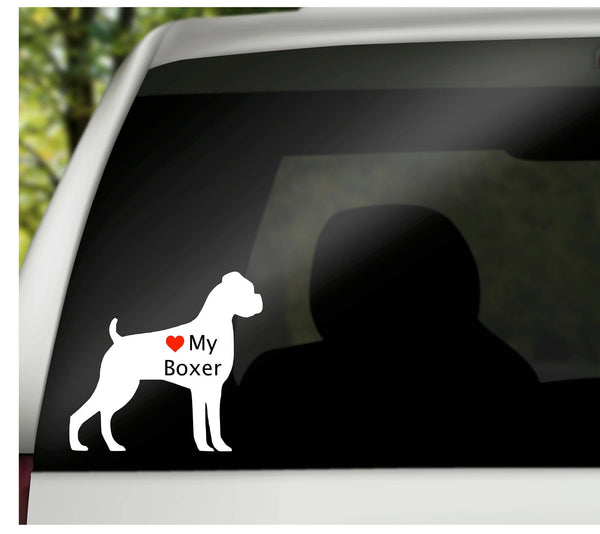 Pet Dog Decal, Family car decal, Car window decal, Dog sticker, Pet sticker, Laptop Pet decal, Laptop decal, Laptop dog decal, Car decal