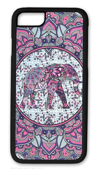 Bohemian Elephant Pink And Grey Phone Case - Forever Sky Studio