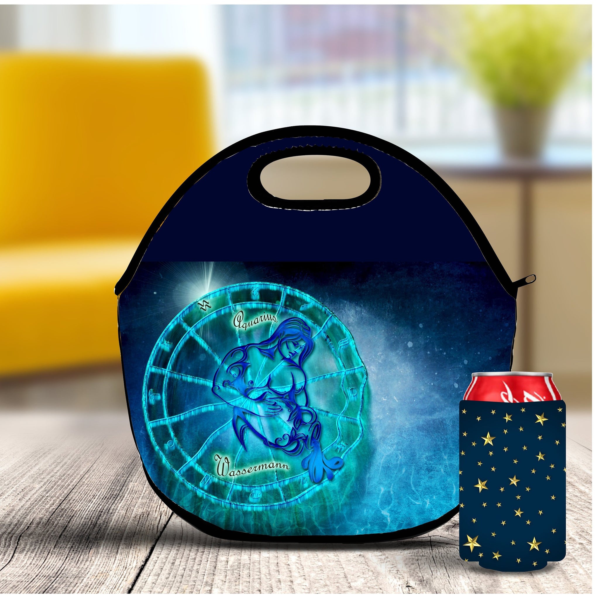 Custom Zodiac Lunch Tote Bag - Forever Sky Studio