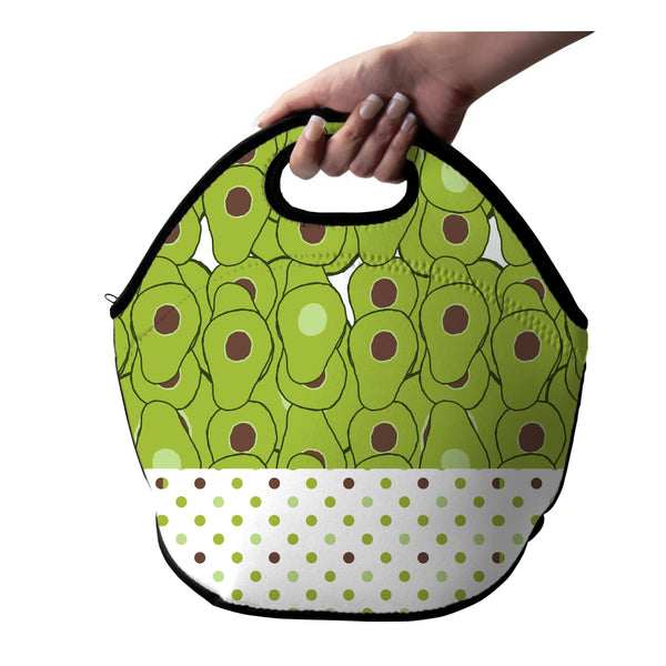 Personalized Avocado Lunch Tote Bag - Forever Sky Studio