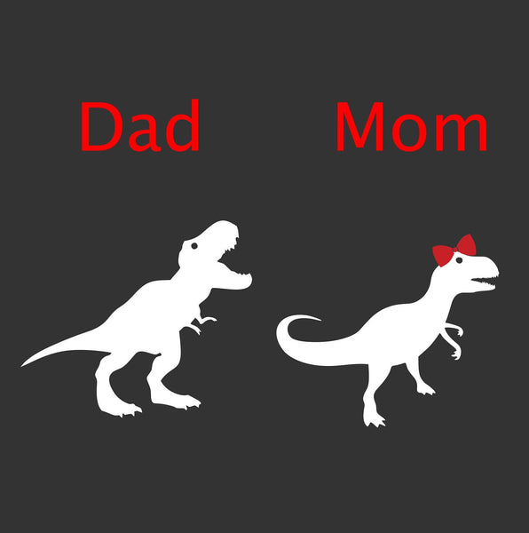 Family Car Decal, Dinosaur Car Sticker, Car Window Decal, Car Family Decal, Car Decal Family