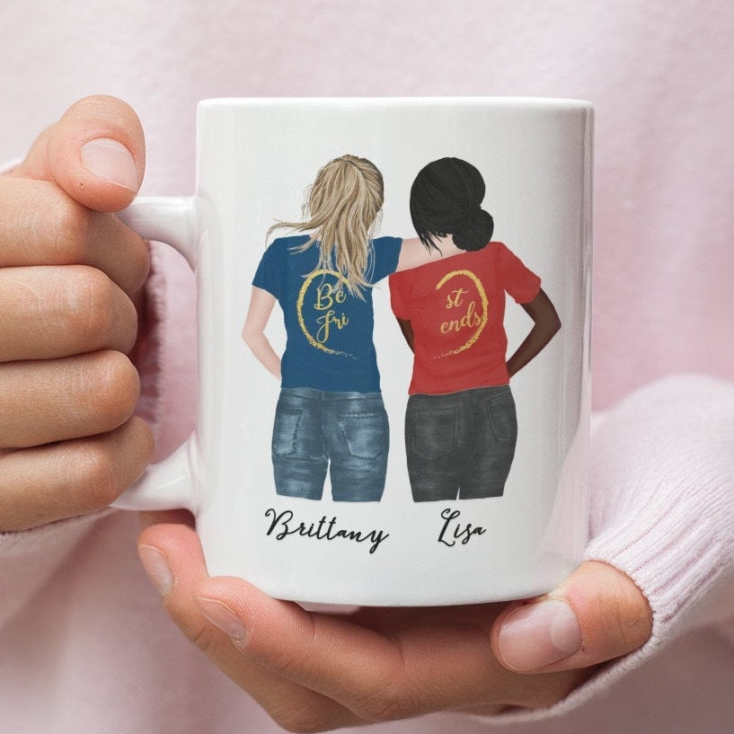Personalized Mugs, Mug For Sister, Best Friend Mug, Girlfriend Mug, Designer Coffee Cup