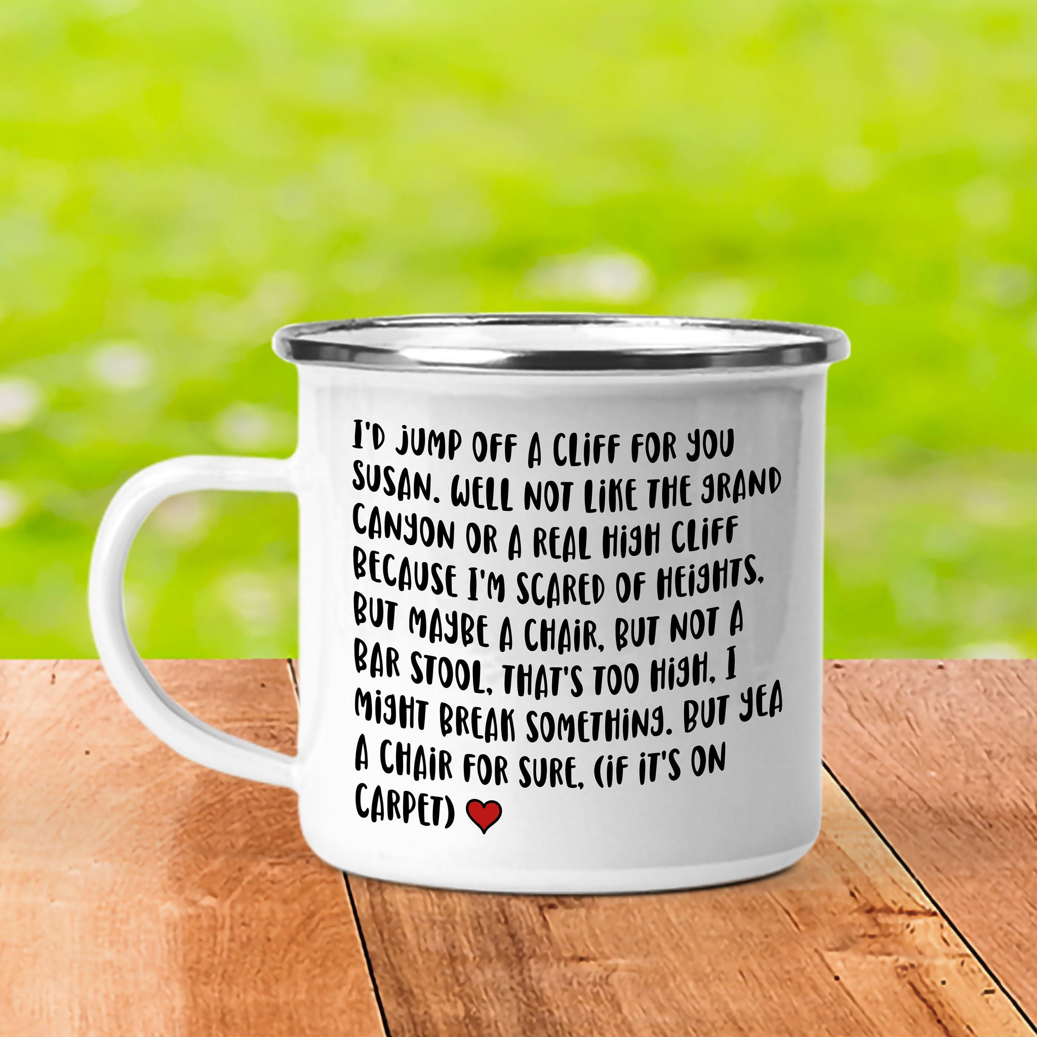 Funny Personalized Camp Cup Coffee Mug - Forever Sky Studio
