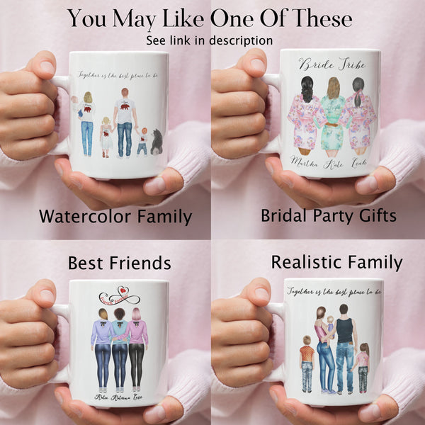 Custom Friends Mug, Girlfriends Gift, Coffee Mug, Personalized Mugs, Best Friends Mug