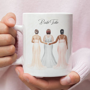 Wedding Party Mugs, Personalized Mug, Bridal Party Gifts, Custom Coffee Mugs, Designer Mugs, Bridesmaid Cup, Bridesmaid Proposal, MOH Gift