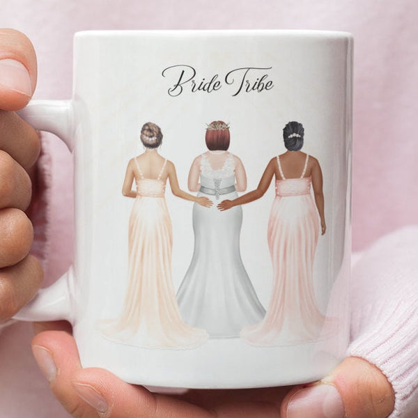 Bridal Party Gifts, Wedding Party Mugs, Personalized Mug, Custom Coffee Mugs, Designer Mugs, Bridesmaid Cup, Bridesmaid Proposal, MOH Gift