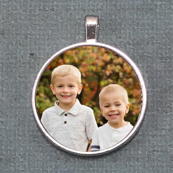 Personalized Photo Pendant Necklace - Forever Sky Studio