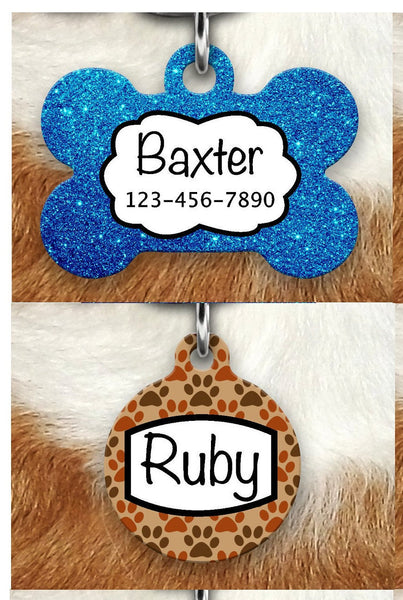 Personalized Pet ID Tag For Dog or Cat - Forever Sky Studio