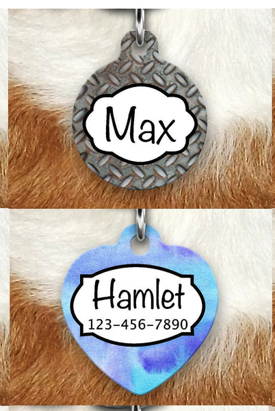 Pet Tag Dog Or Cat, Custom Metal Pet Tag, Personalized Pet ID, Pet Name Tag, New Pet Dog Gift