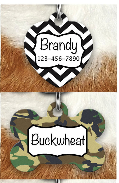 Pet Tag Dog Or Cat, Custom Metal Pet Tag, Personalized Pet ID, Pet Name Tag, New Pet Dog Gift