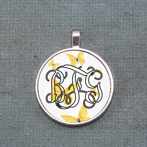 Design Your Own Monogram Pendant Necklace - Forever Sky Studio
