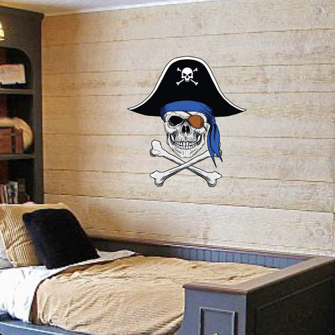 Pirate Wall Decal, Pirate Decorations, Pirate Decor, Wall Sticker, Kids Bedroom Decals