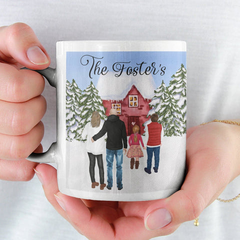 Winter Family Mugs, Autumn Family Mugs, Family Coffee Mug, Personalized Mugs, Custom Coffee Cup, Designer Mugs, Coffee Lovers Gift
