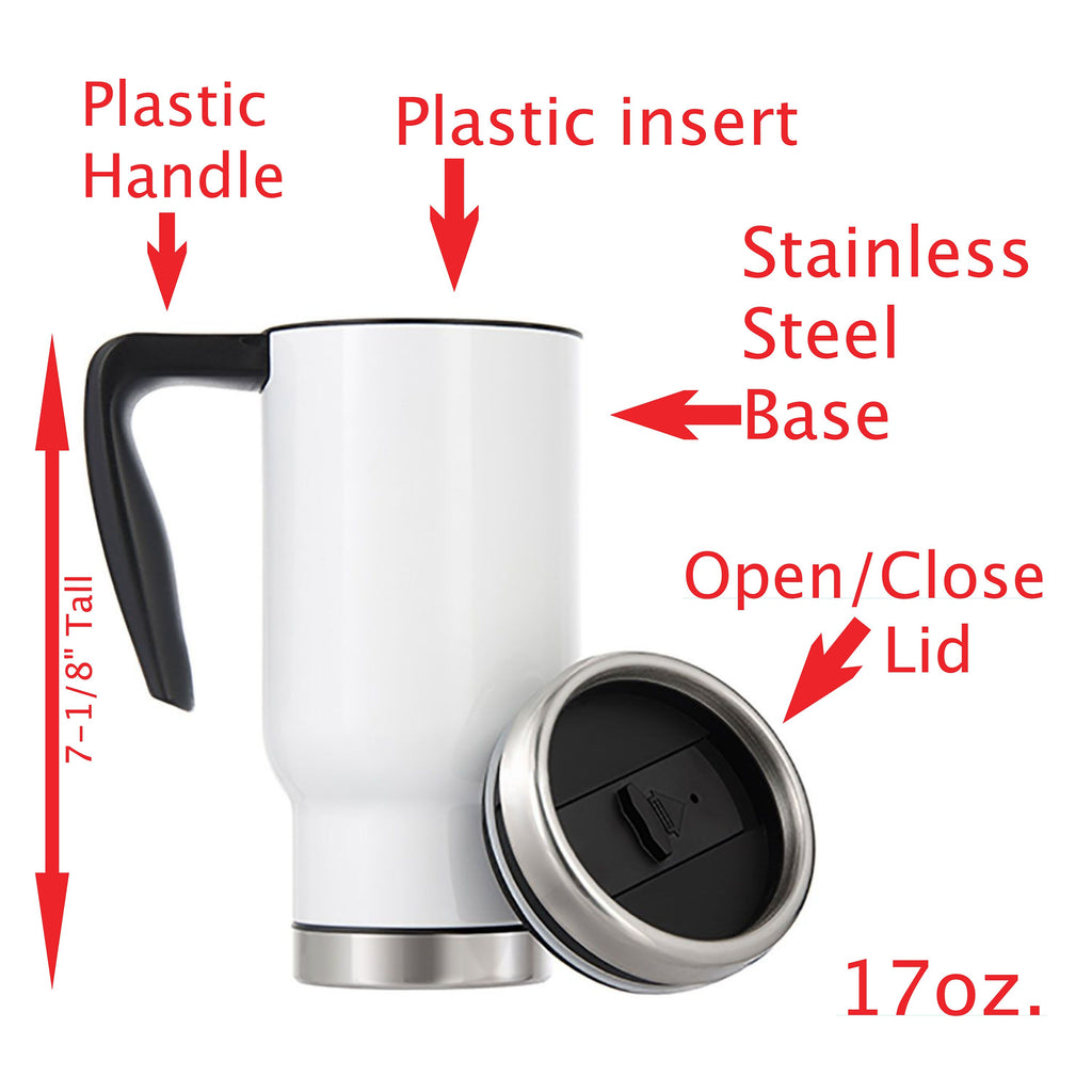 Stainless Steel Travel Mug with Insert