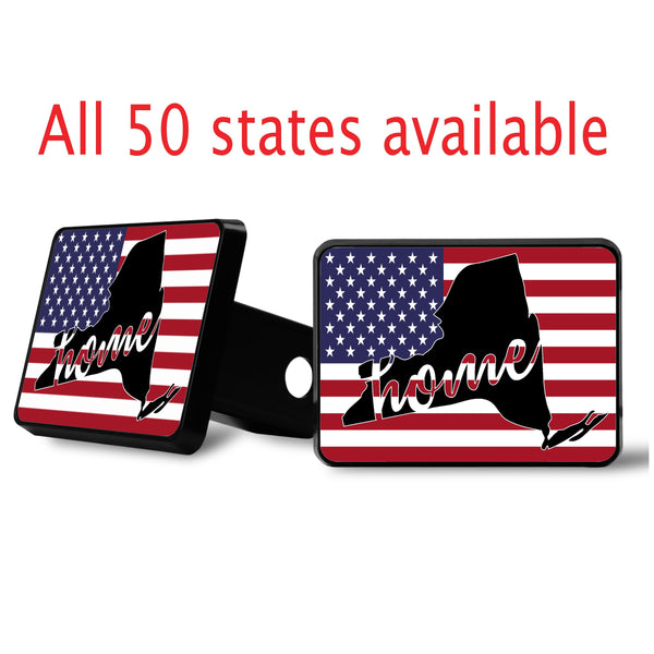 Trailer Hitch Covers, State Hitch Covers, USA Home State, Hitch Covers, Custom Hitch Covers