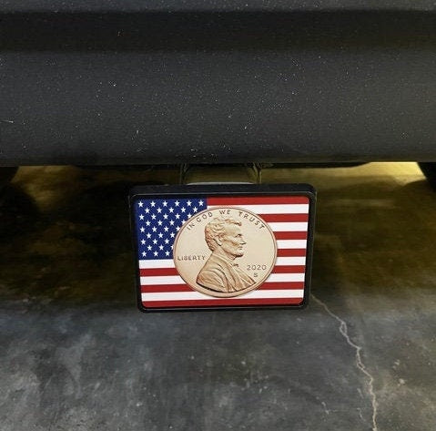 Lincoln Hitch Cover, Trailer Hitch Cover, Car Accessories, Aviator Hitch Cover, Navigator Hitch, USA Flag Hitch Cover, Hitch Covers
