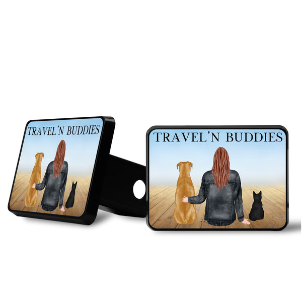 Trailer Hitch Covers, Personalized Hitch, Pet Lovers Hitch, Pet Lovers Gift, Hitch Cover