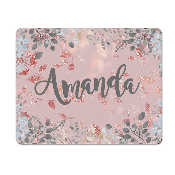 Personalized Mouse Pads, Monogram Mouse Pad, Custom Mouse Pad, Desk Accessories, Co Workers Gift