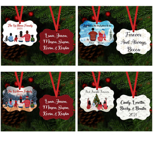 Personalized Christmas Ornament, Family Ornaments, Xmas Ornaments, Custom Ornament, Benelux Ornaments, Family Tree Gift