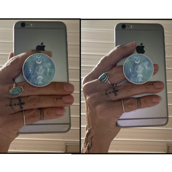 Photo Phone Grip,Phone Holder Grip,Personalized, Phone Stand, Collapsible