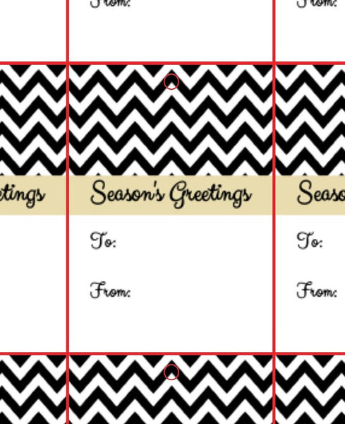 Christmas Chevron, DIY Tags, Holiday Tags, Digital Gift Tags, Christmas Tags, Digital Download Tag, Chevron Tags, Seasons Greeting Tag