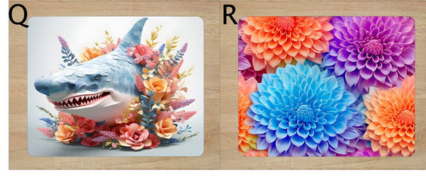 3D Mouse Pads, Floral Mouse Pad, Tropical Mouse Pad, Office Gift, Girls Gift