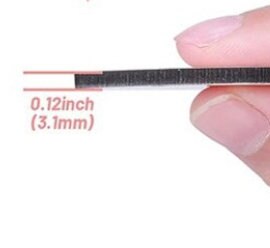 Thickness-0.12inch (3.1mm)