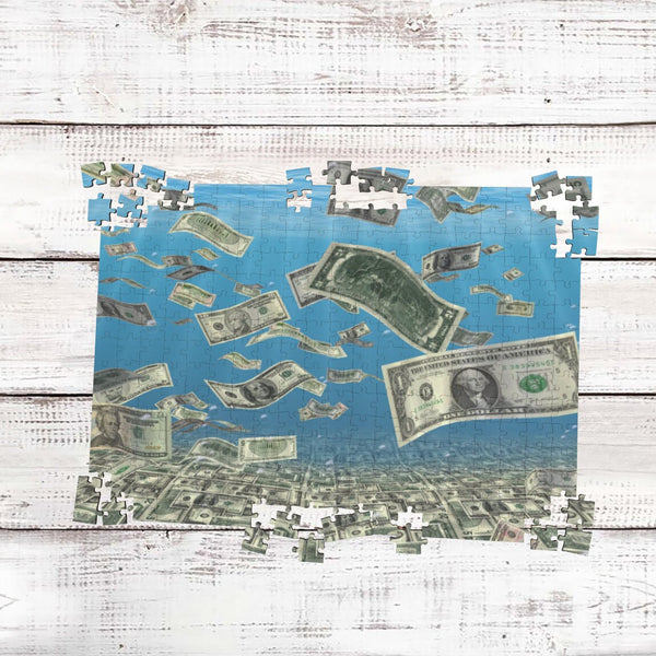 3d Money Puzzle, Floating Money, Water, Game Fun, Table Game