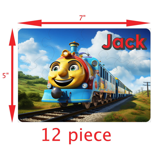 Train Puzzle, Learning Games, Personalized Puzzle, Custom Puzzles, Kids