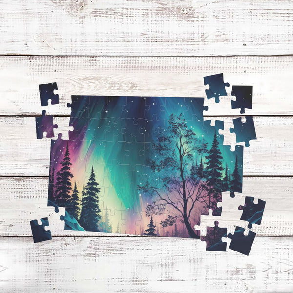 Jigsaw Puzzle, Northern Lights, Jigsaw Puzzles, Family Activity, Educational