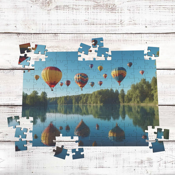 Jigsaw Puzzles, Hot Air Balloon, Family Activity, Challenging Game, Mind Games