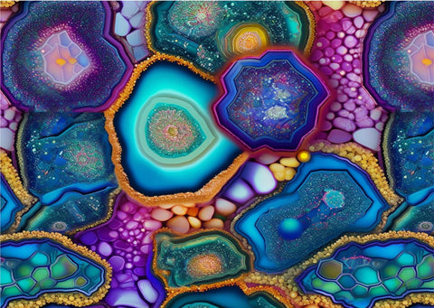 Geode Puzzle, Jigsaw Puzzles, Group Activity, Mind Game, Family Games
