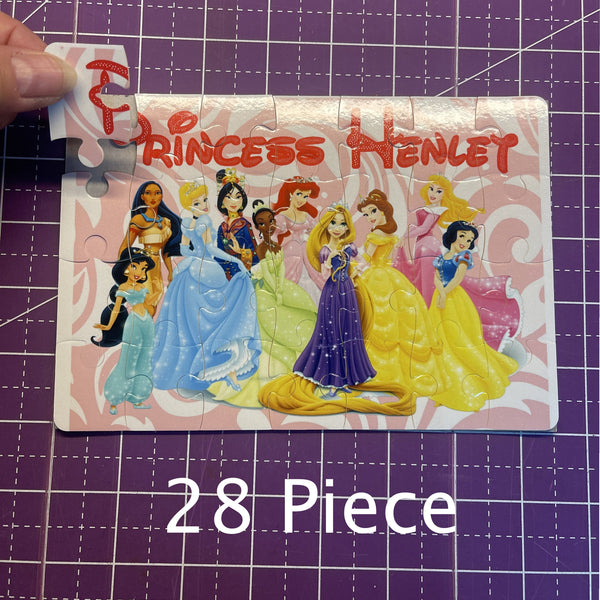 Personalized Puzzle, Kids Puzzles, Child's Game, Ballerina, Learning