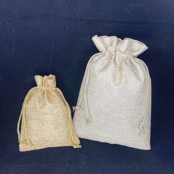 Personalized Bags, Linen Burlap Bags, Custom Gift Bags, Wedding Party Bags, Party Favor Bags, Drawstring Gift Bag, Monogram Bags, Treat Bags