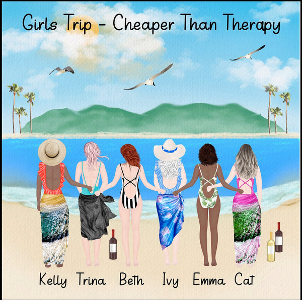 Girls Trip Backpacks, Best friends Bag, Customized Backpack, Personalized Bags, Beach Bags, Weekend Trip Bags, Girls Trip Gifts, Get-A-Way